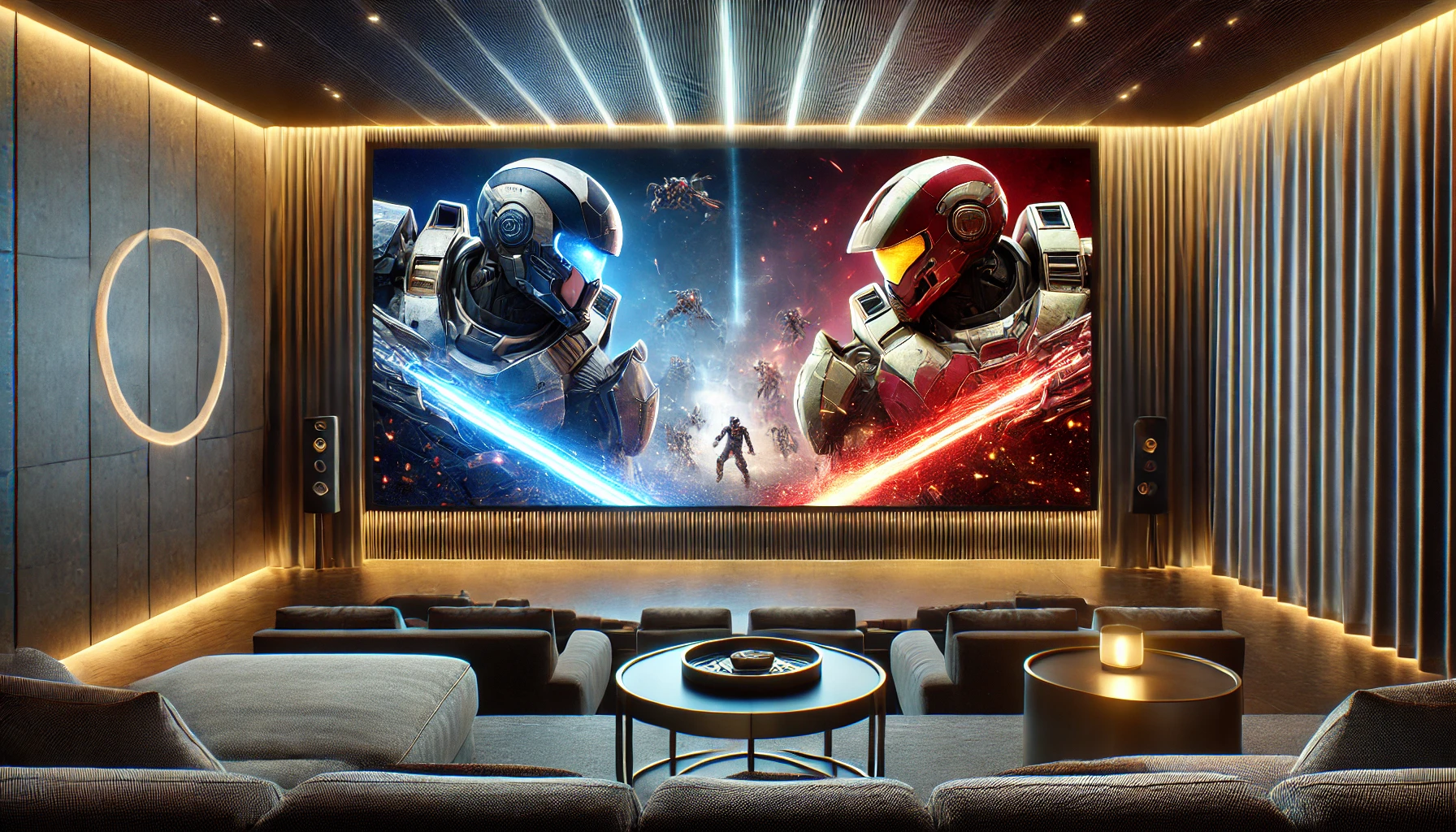 Home movie projector theatre
