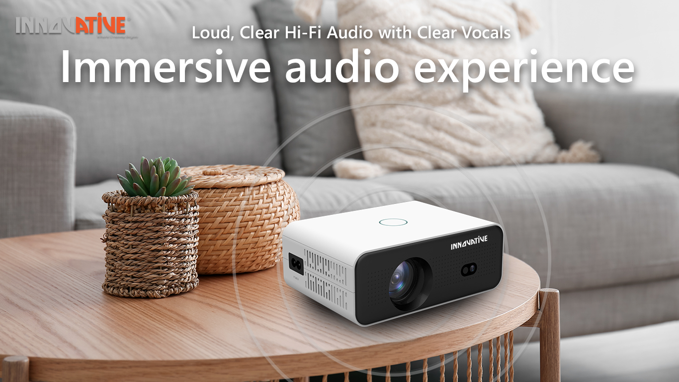 INNOVATIVE Mini Ray Home Cinema Short Throw Projector