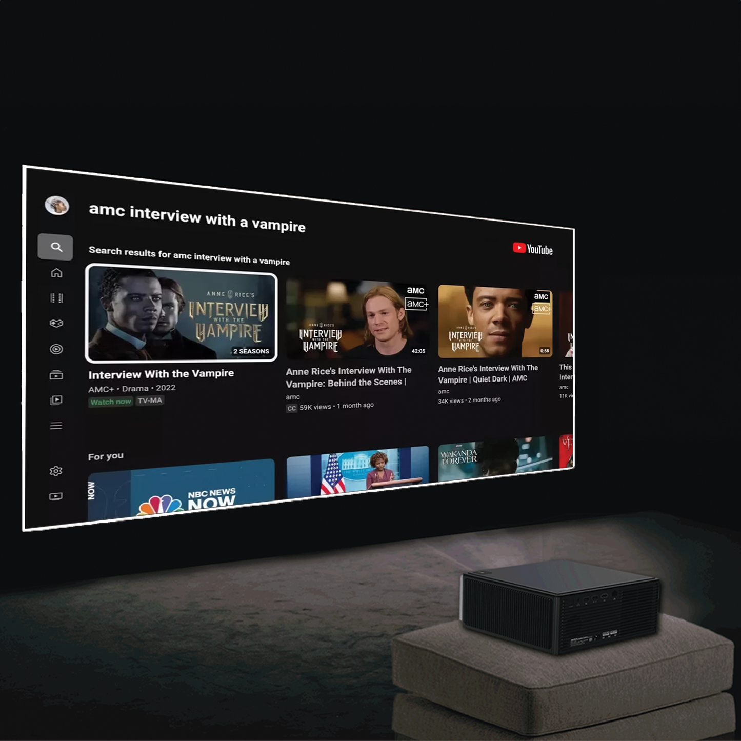lumos projector youtube update service