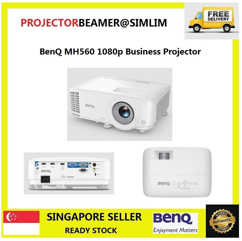 BenQ MH560 1080p 3800lm High Brightness DLP Business Projector
