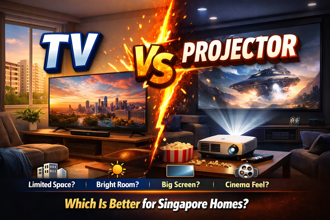 TV vs Projector: The Best Choice for Singapore Homes (2026 Guide)