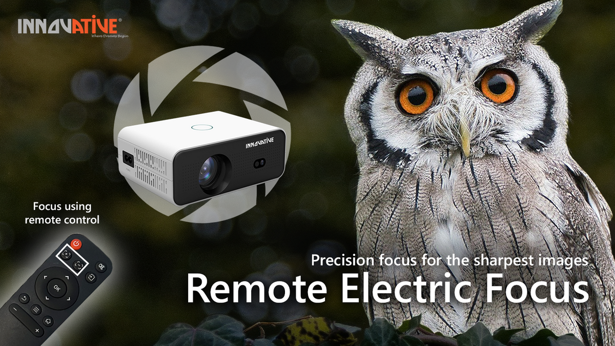 INNOVATIVE Mini Ray Home Cinema Short Throw Projector