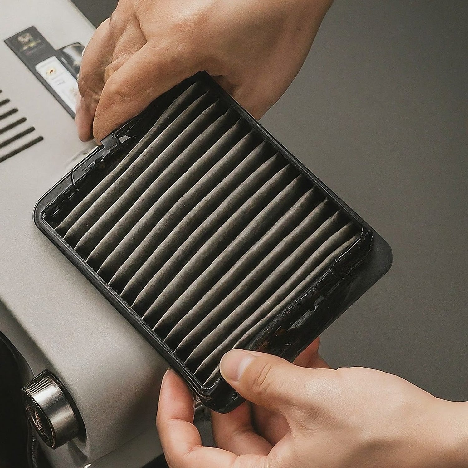 removing air filter projector cleaning