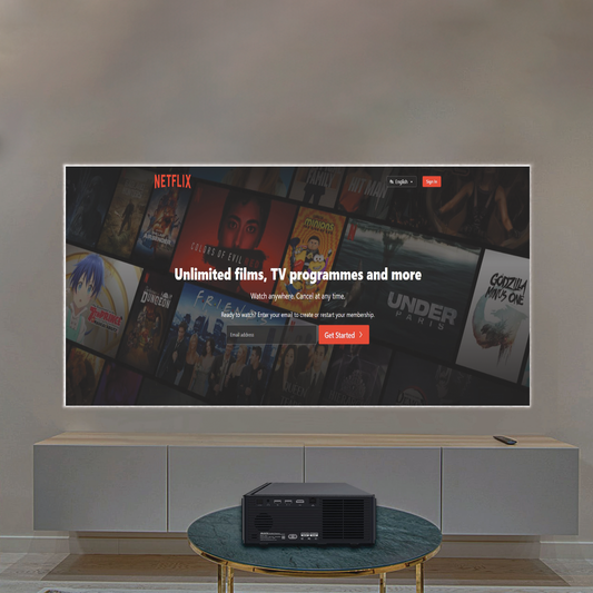 Lumos projector Netflix update service 