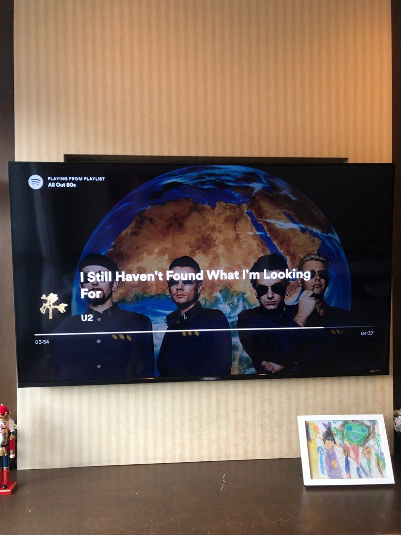 65 inch Prism TV showcase wall