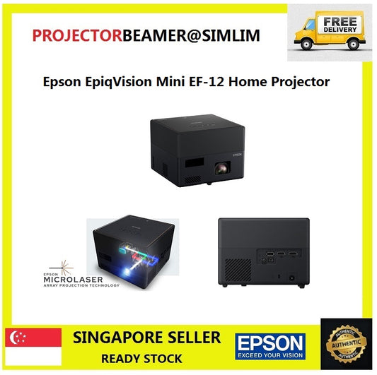 Epson EpiqVision Mini EF12 Laser ( Built-In-Android ) Projector