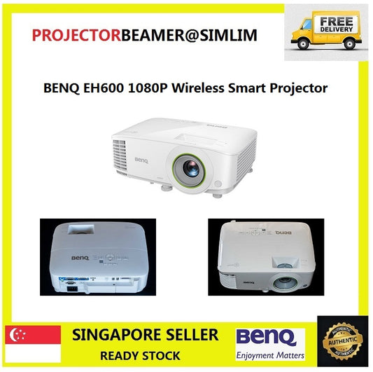 BenQ EH600 1080P Wireless Android-based Smart Projector for Business and Home