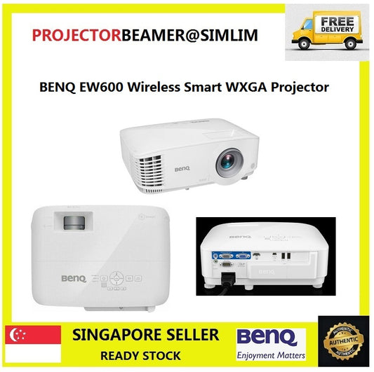 BenQ EW600 Wireless Smart WXGA Projector for Business