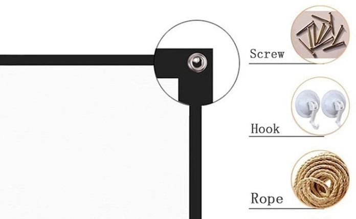 100inch 16:9 Fabric Canvas Projector Screen