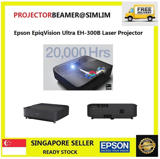 Epson EpiqVision Ultra EH-LS300B UST Full HD Laser Projector