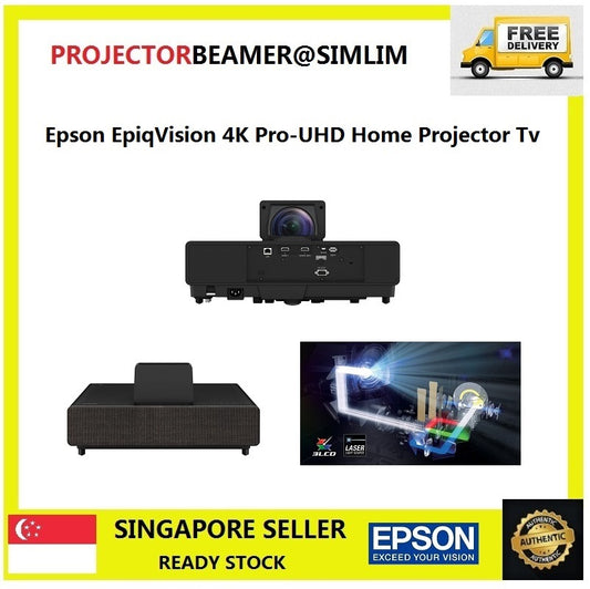 Epson EH-LS500B 4K PRO-UHD Laser Ultra Short Throw Home Cinema Projector