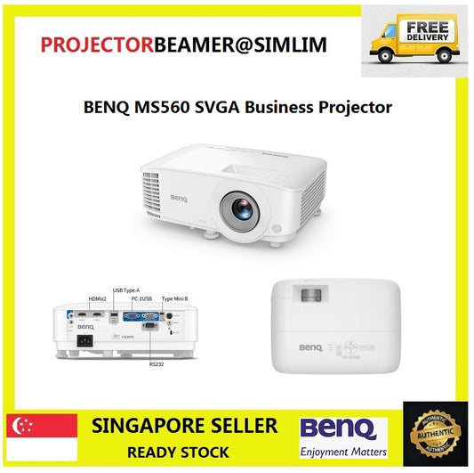 BenQ MS560 SVGA Business Projector For Presentation