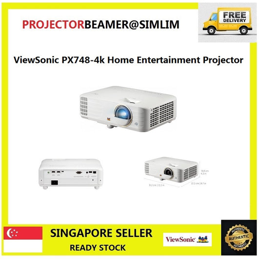 ViewSonic 4K PX748-4k Home Entertainment Projector