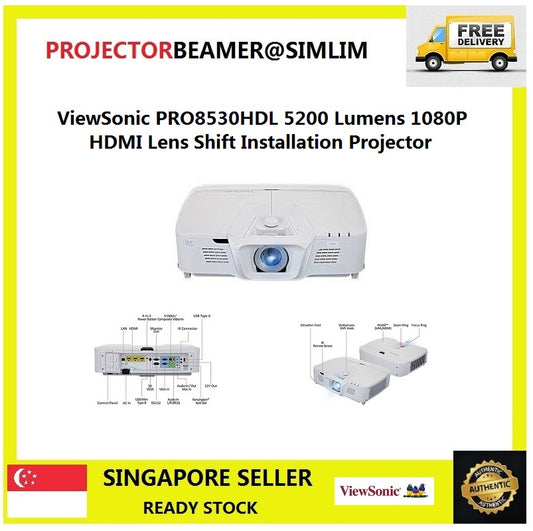 ViewSonic PRO8530HDL 5200 Lumens 1080p Projector
