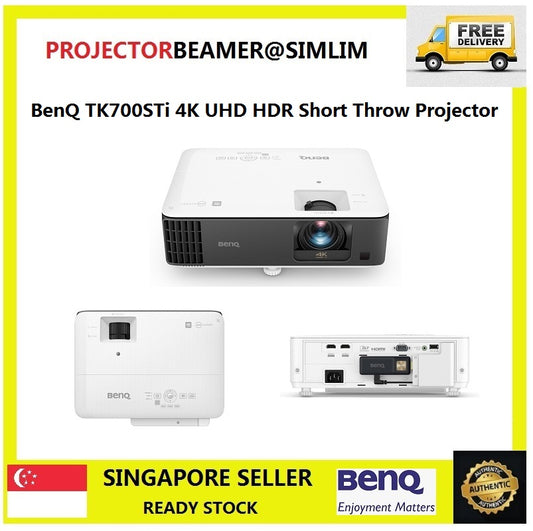 BenQ TK700STi 4K UHD HDR Short Throw Projector